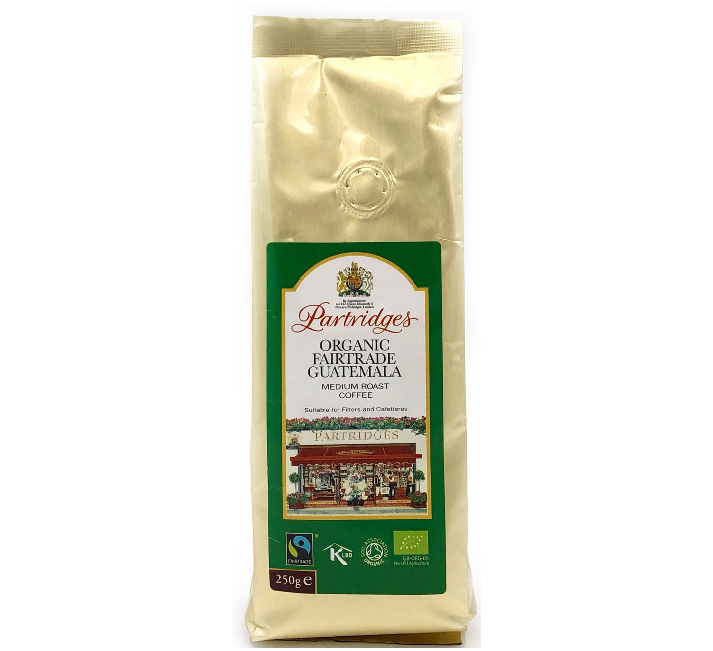 Partridges Organic Fairtrade Guatamala Coffee 250g