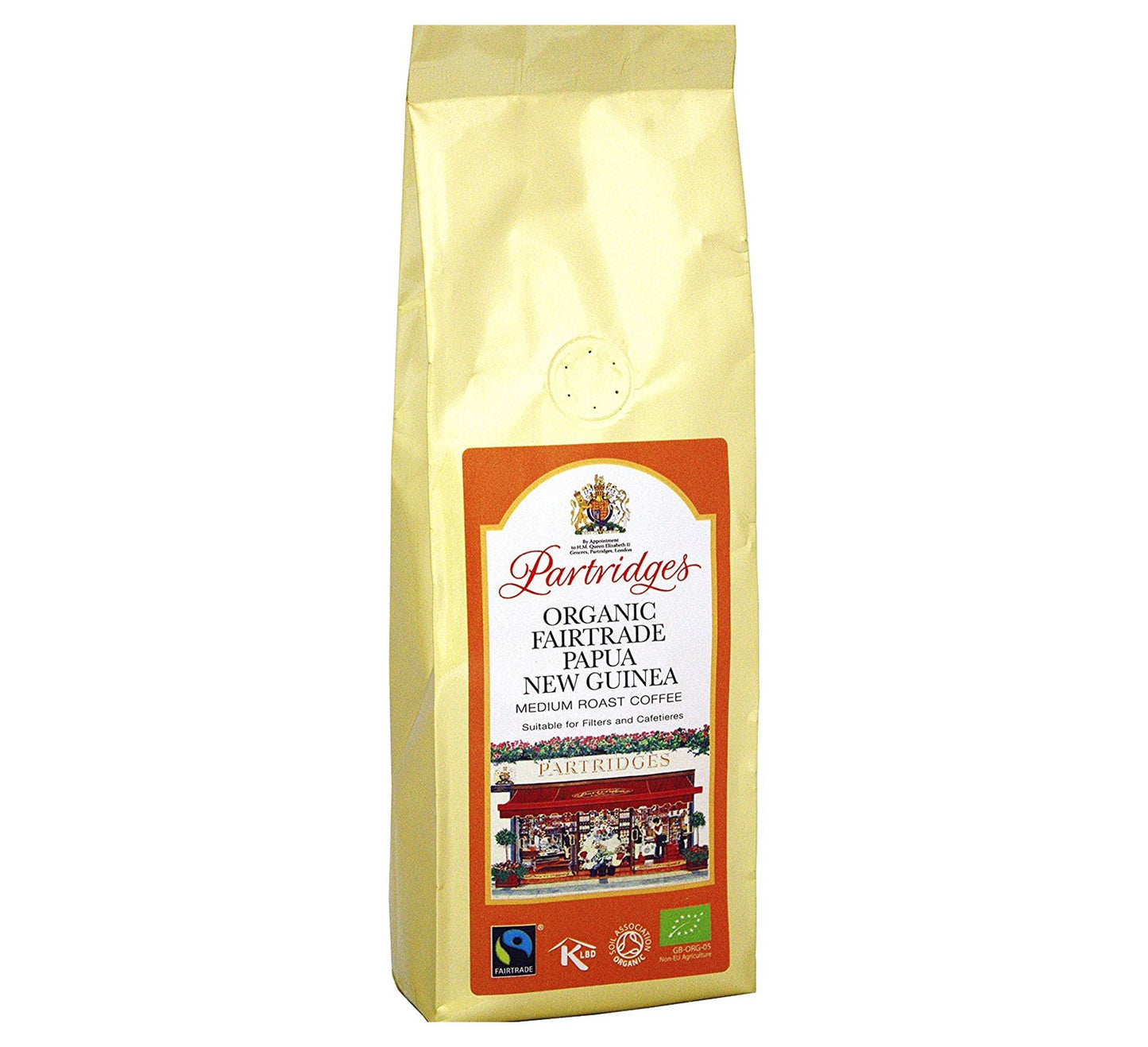 Partridges Organic Fairtrade Papua New Guinea Coffee 250g