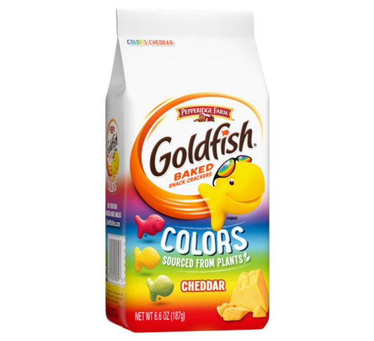 Pepperidge Farm Goldfish Colors Cheddar Cheese Crackers 187g
