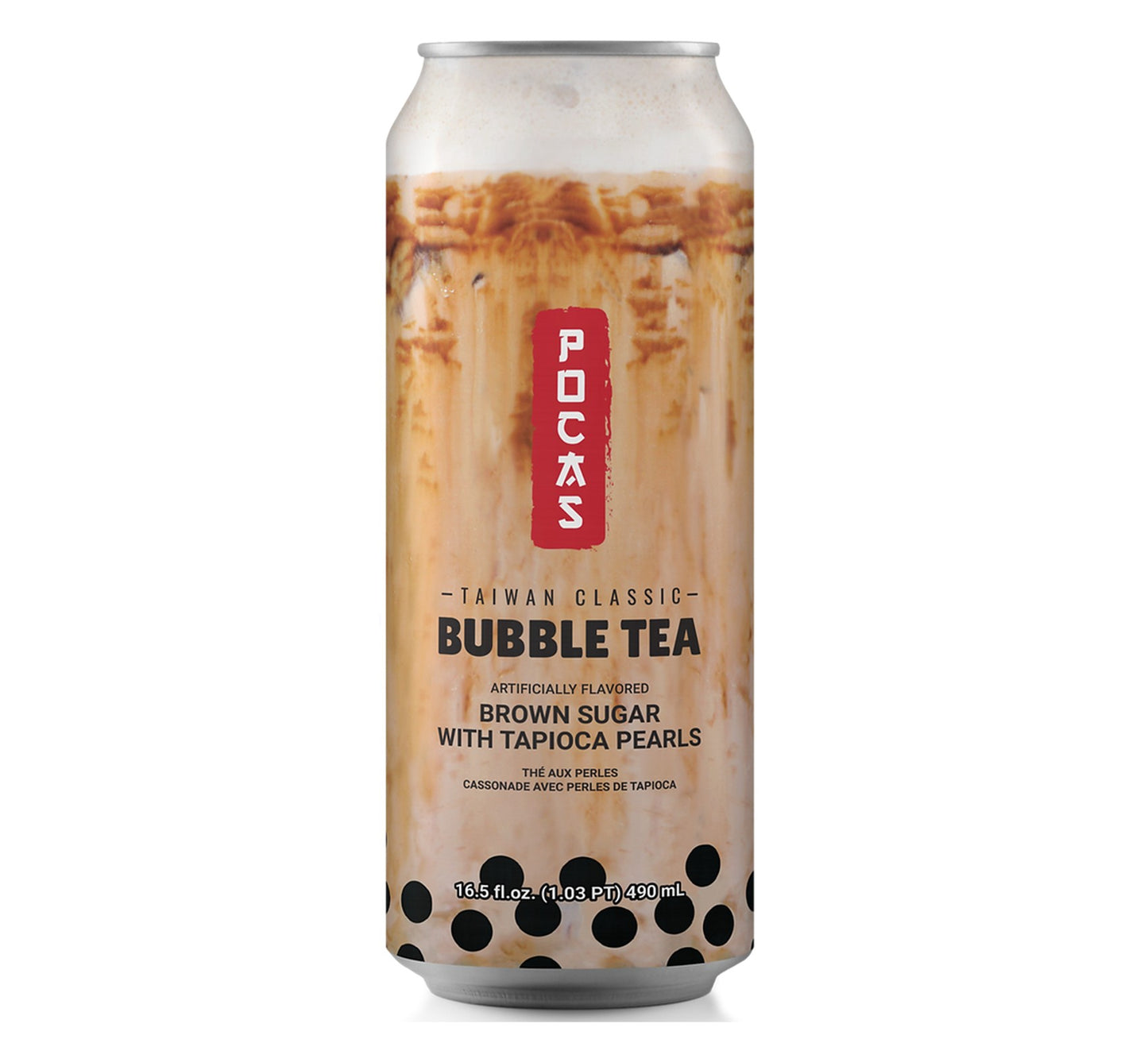 Pocas Brown Sugar Flavour With Topical Pearls 490ml