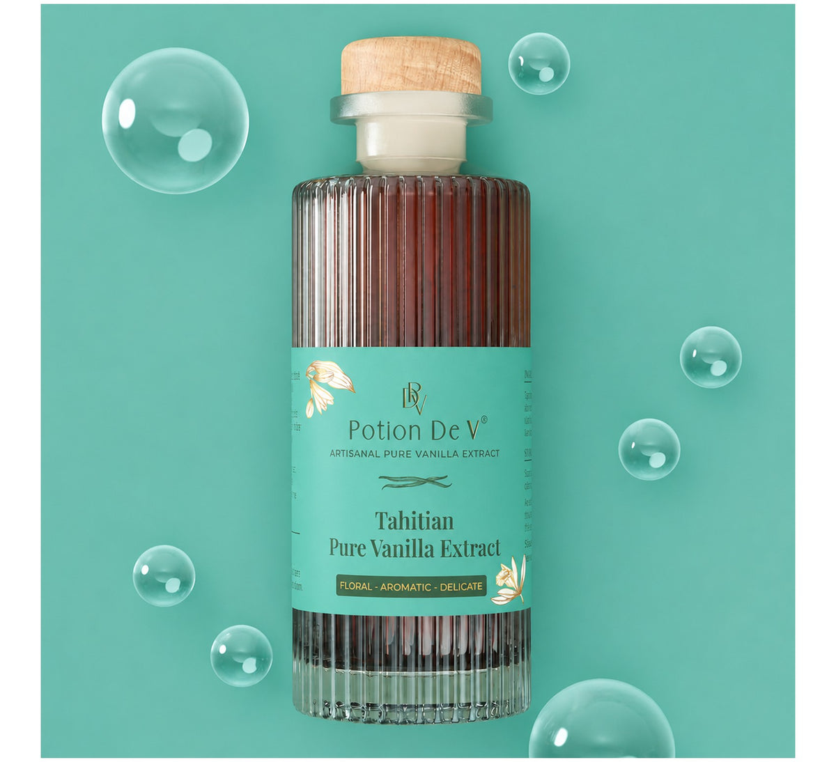Potion De V Tahitian Pure Vanilla Extract 150ml