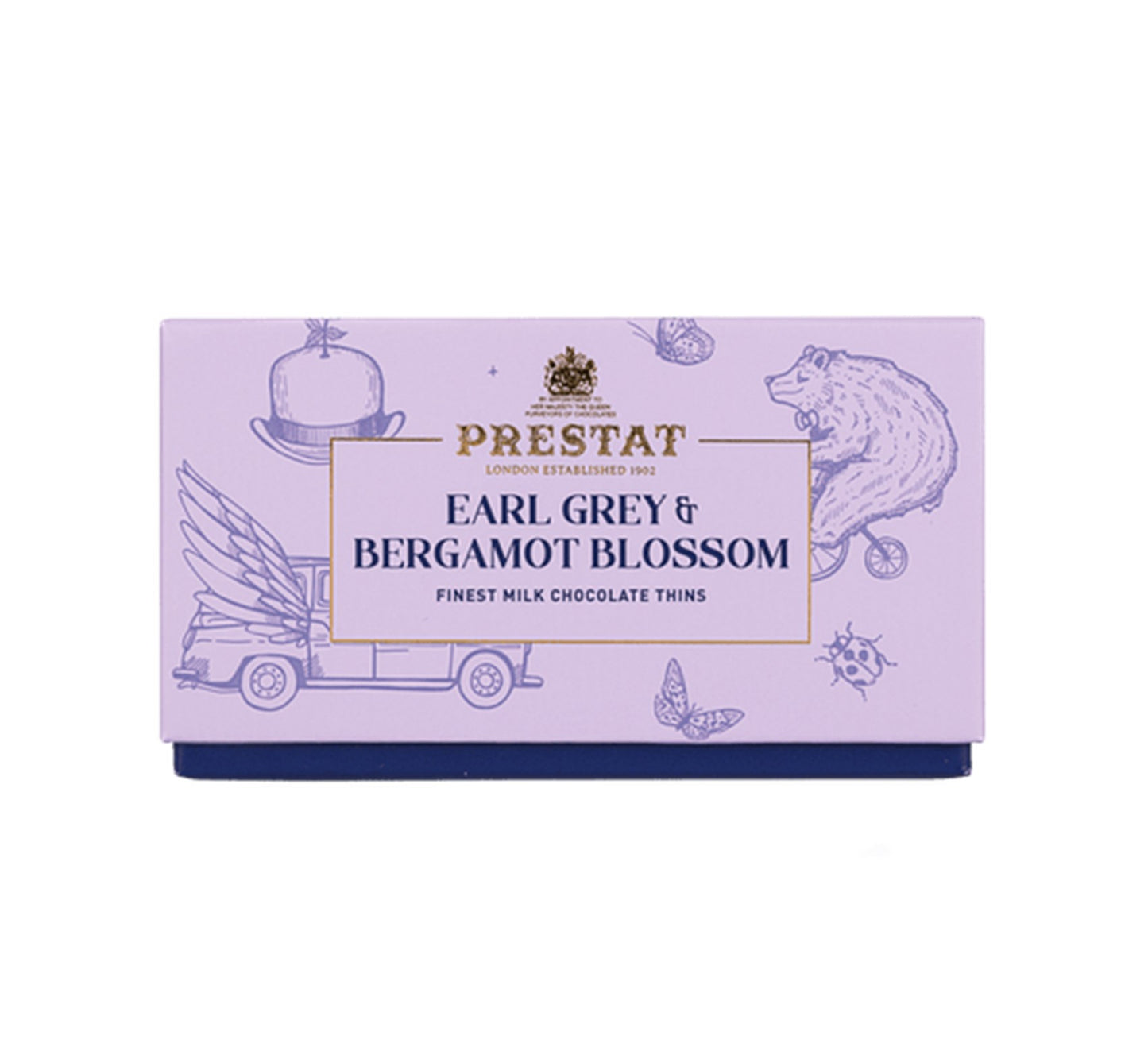 Prestat Earl Grey & Bergamot Blossom Milk Chocolate Thins 200g
