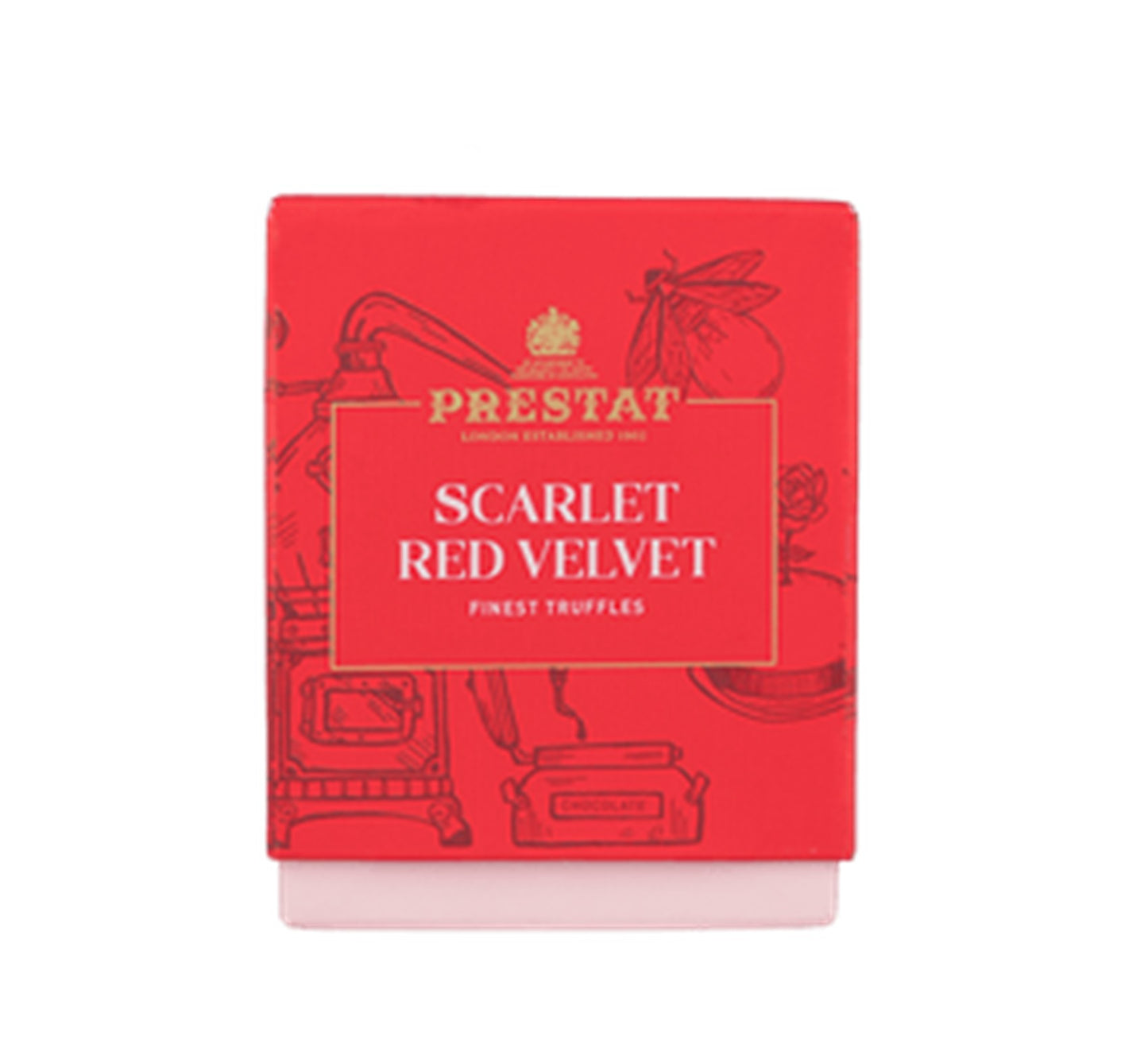 Prestat Scarlet Red Velvet Truffle Cube 170g
