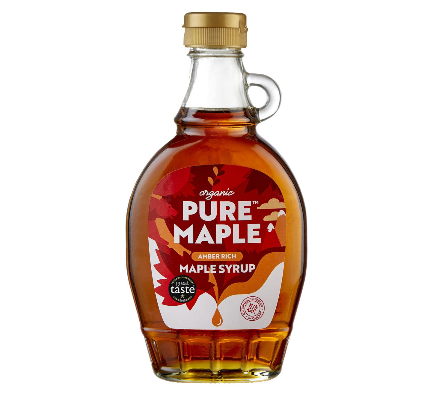 Pure Maple Organic Amber Rich Pure Maple Syrup 236ml