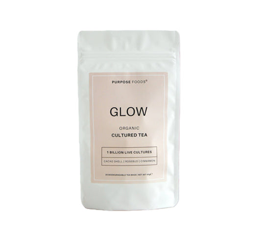 Purpose Foods Glow Probiotic Cacao 20 Tea Bags