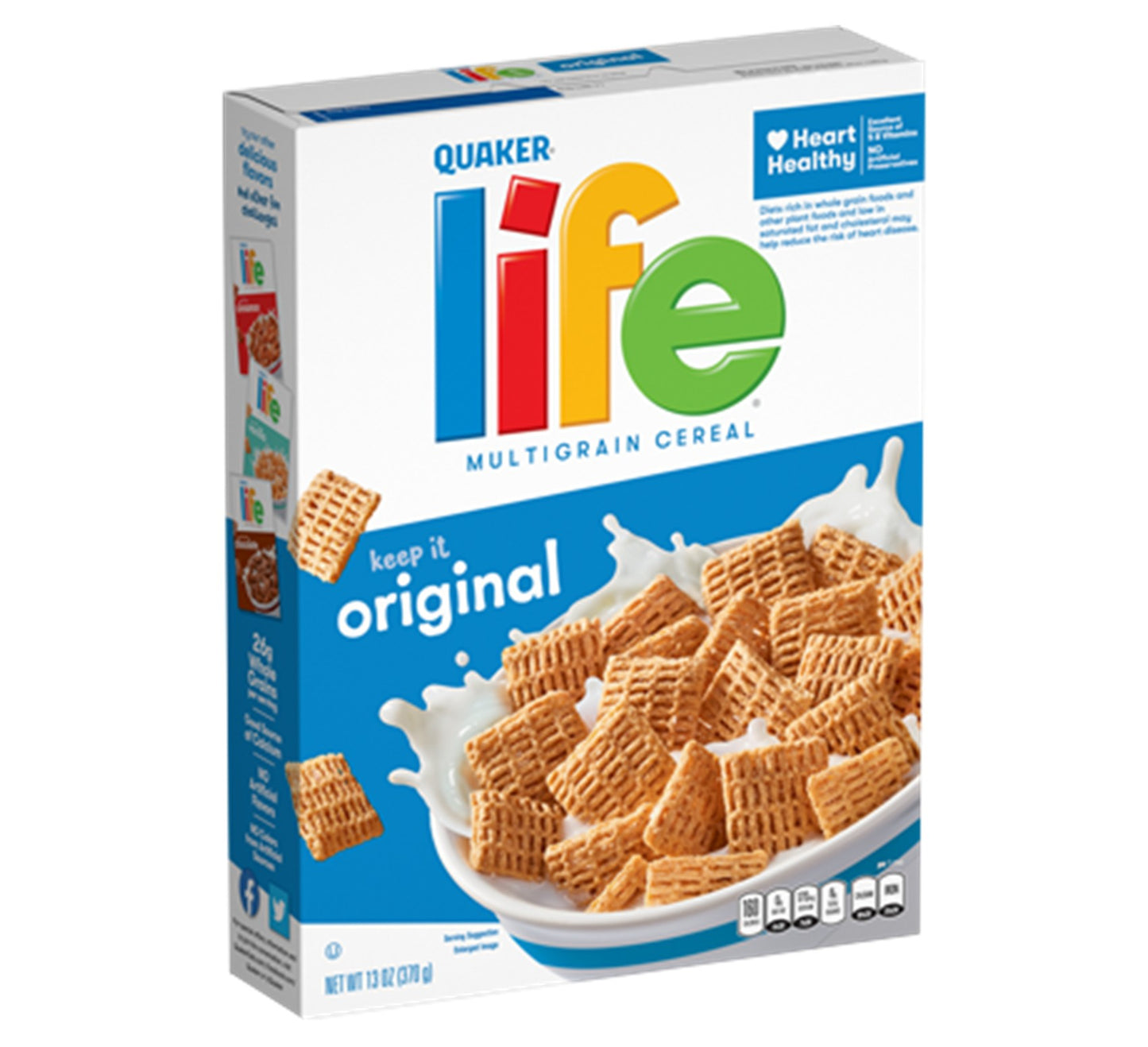 Quaker Life Original Multigrain Cereal 370g