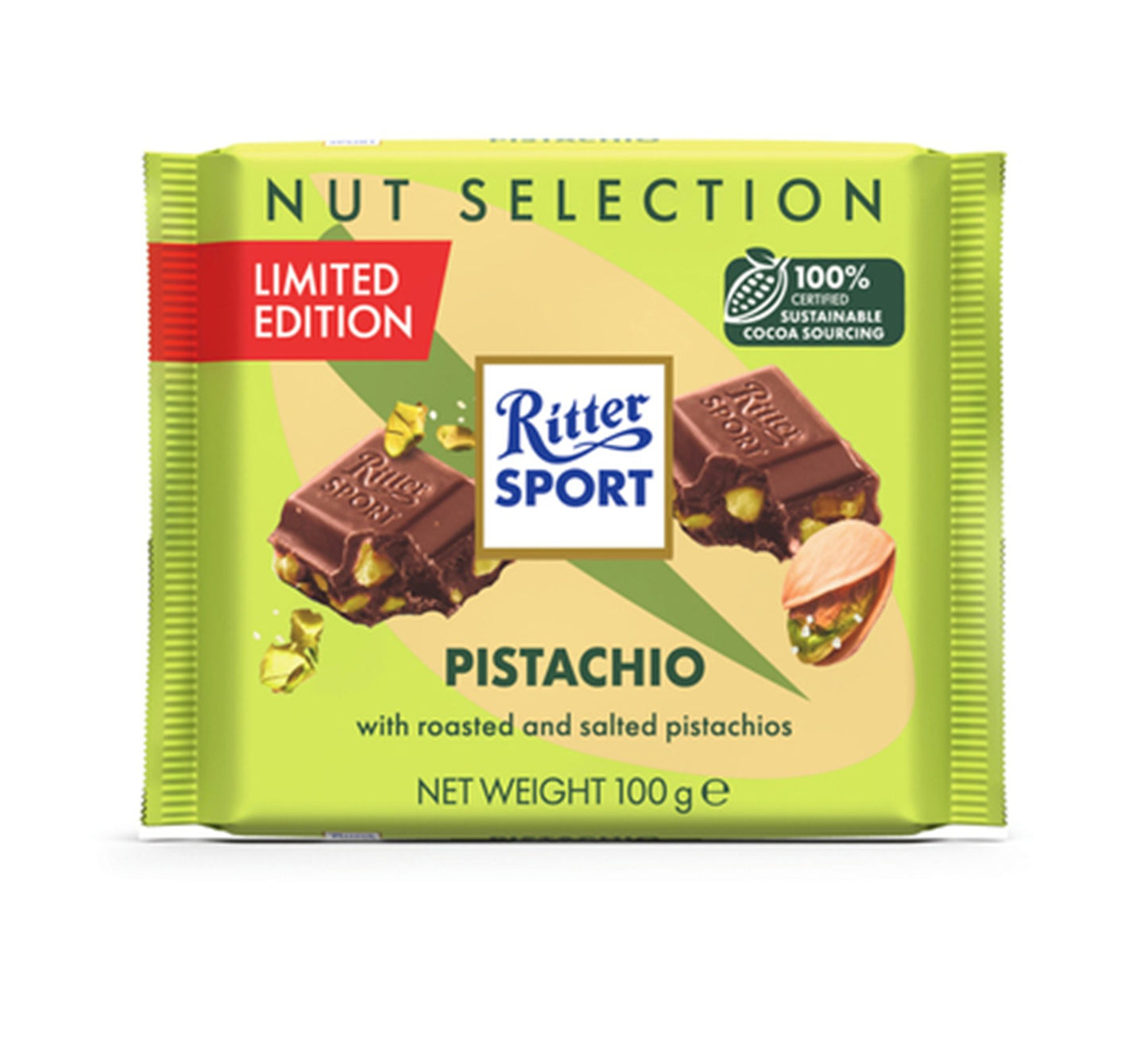 Ritter Sport Pistachio Chocolate 100g