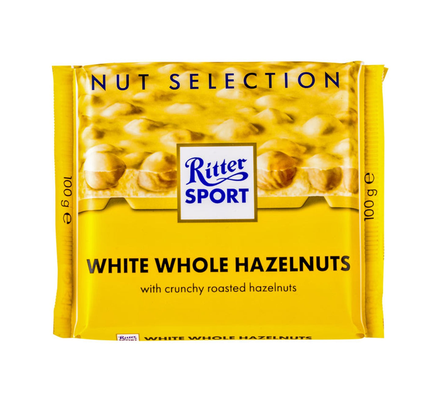 Ritter Sport White Whole Hazelnuts Chocolate 100g