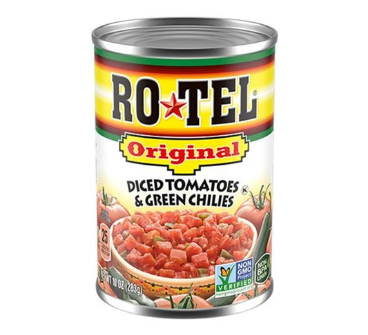 Ro Tel Diced Tomatoes & Green Chillies 283g