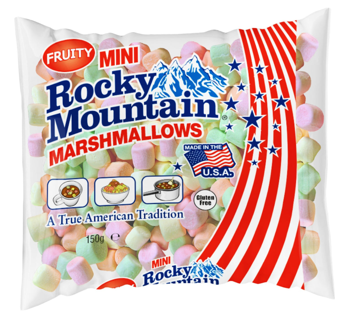 Rocky Mountain Mini Fruity Marshmallows 150g