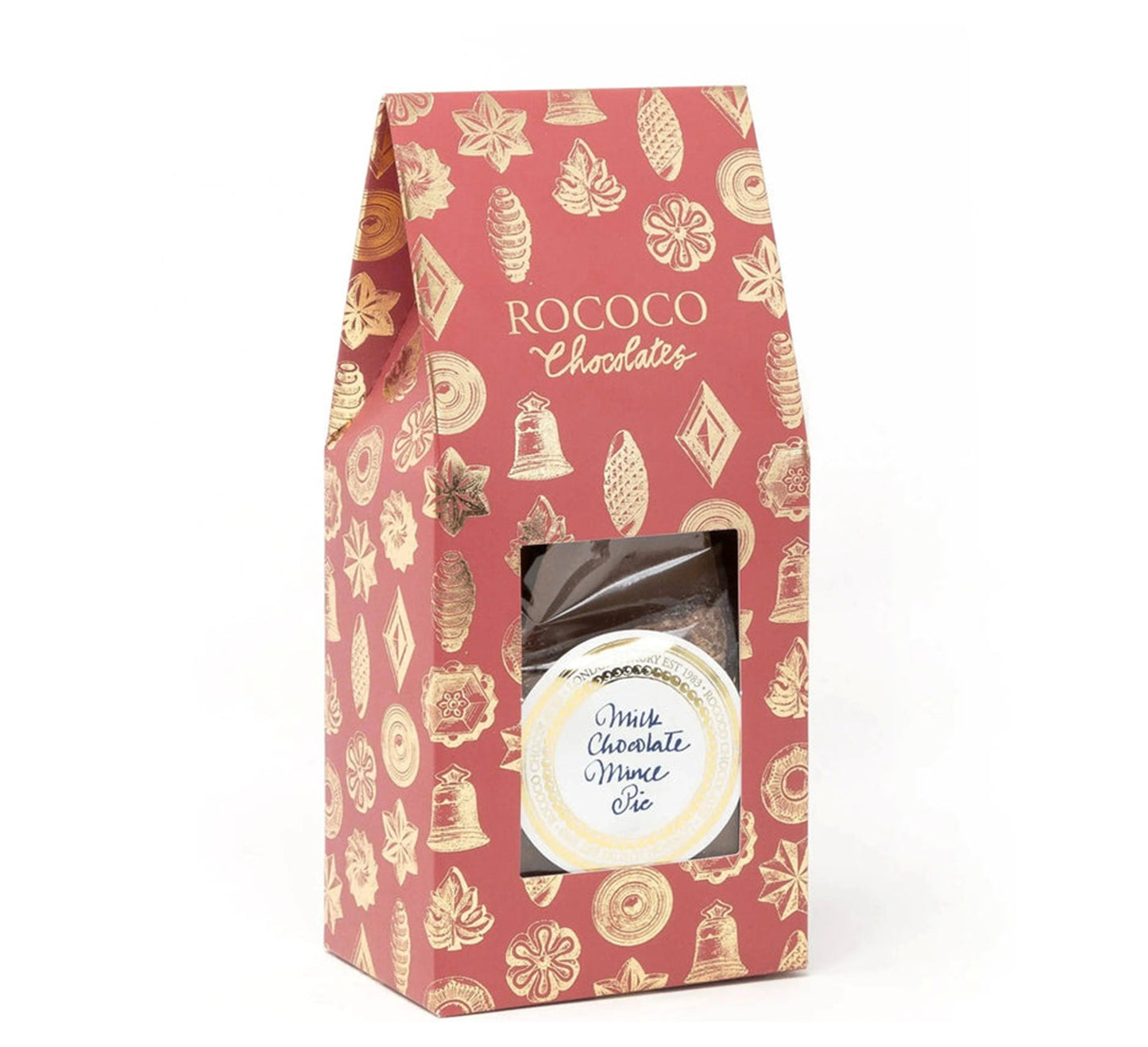 Rococo Chocolates Milk Chocolate Mince Pie Slab 150g