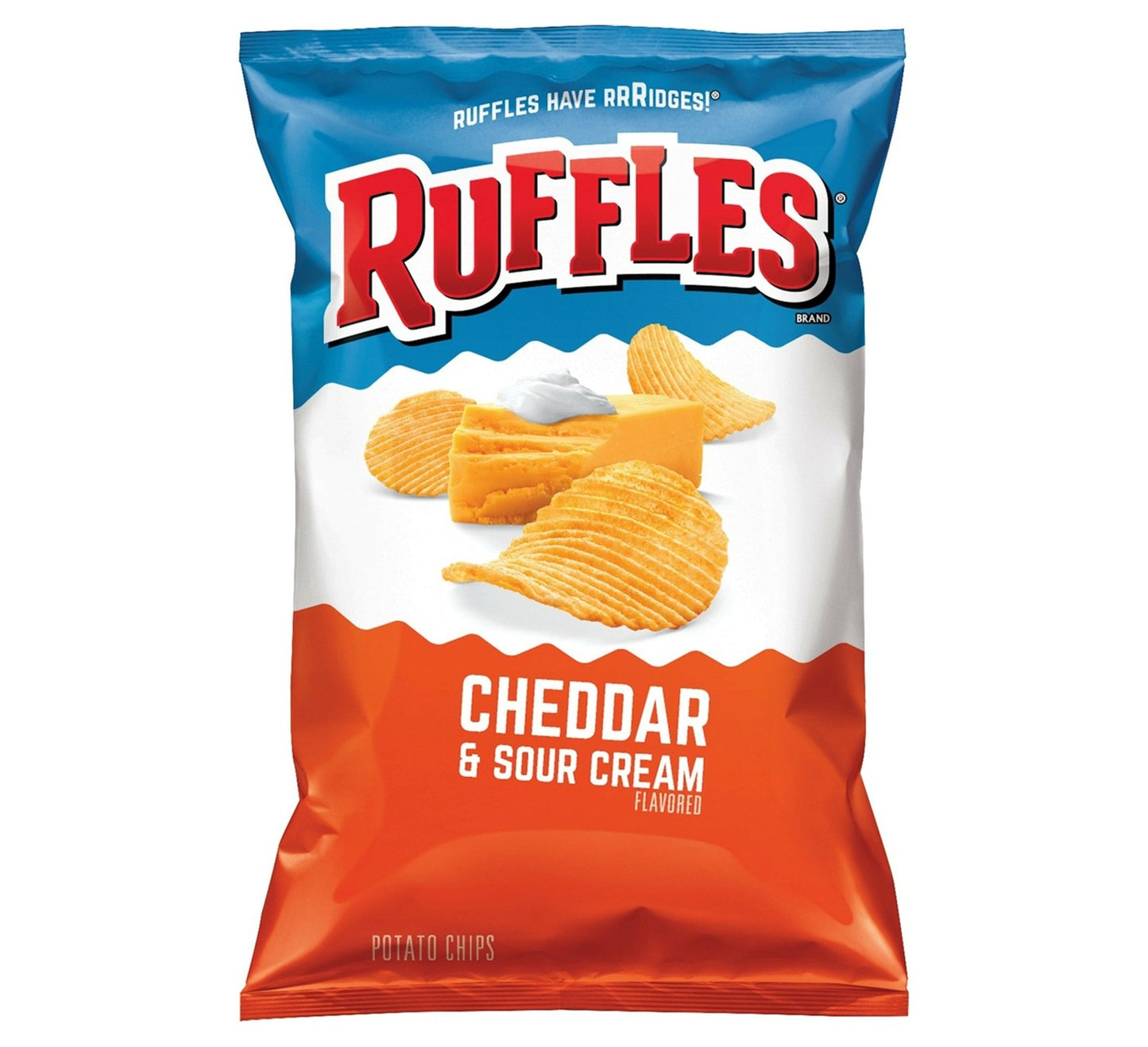Ruffles Cheddar Cheese and Sour Cream Potato Chips 184g