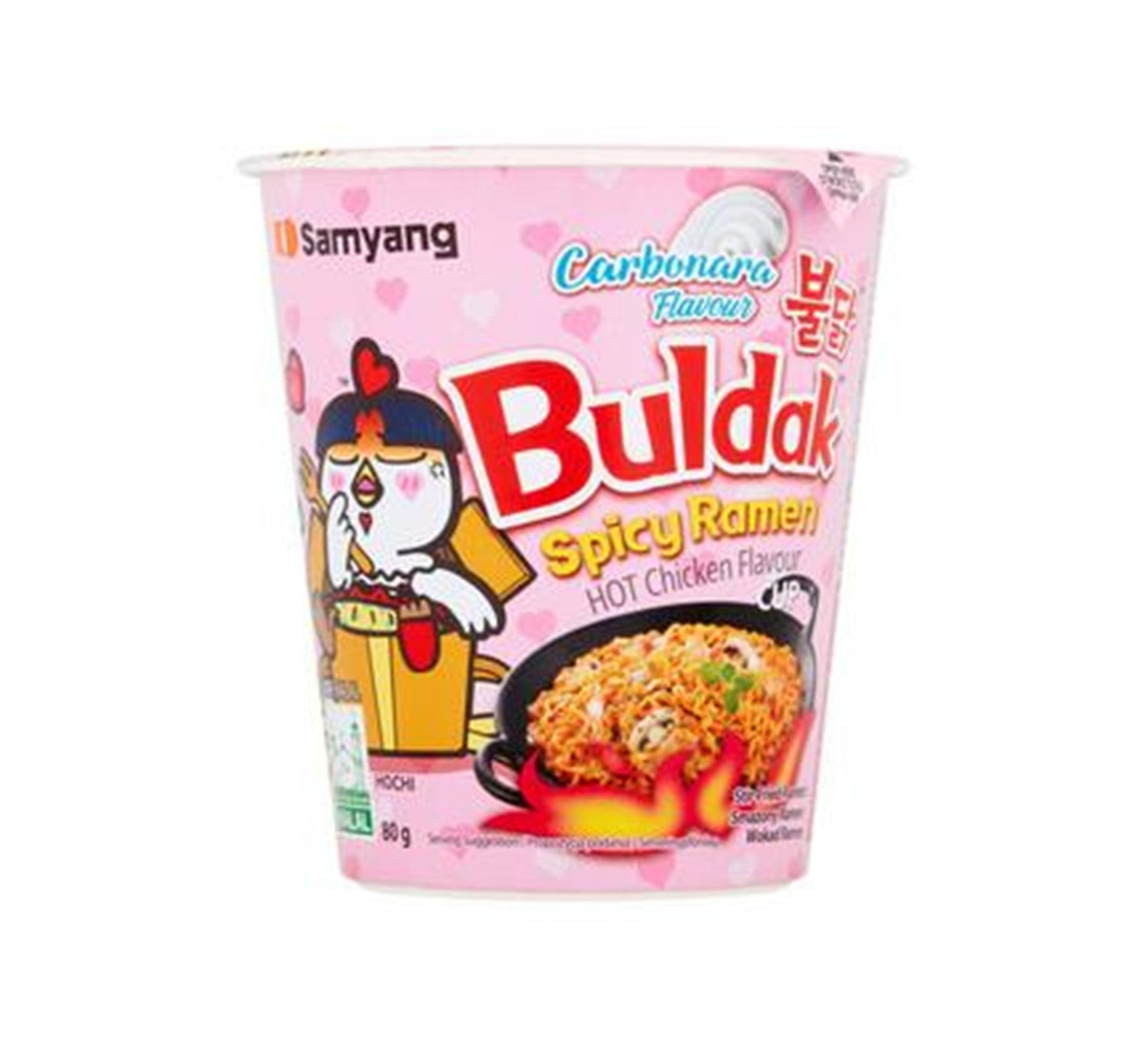 Samyang Buldak Hot Chicken Carbonara Flavour Ramen Cup 85g