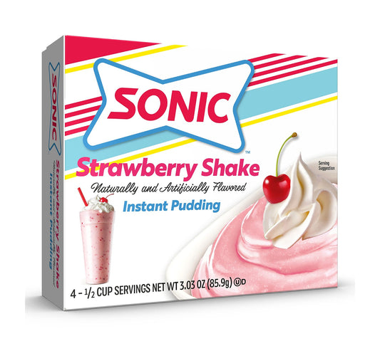 Sonic Strawberry Shake Instant Pudding 86g