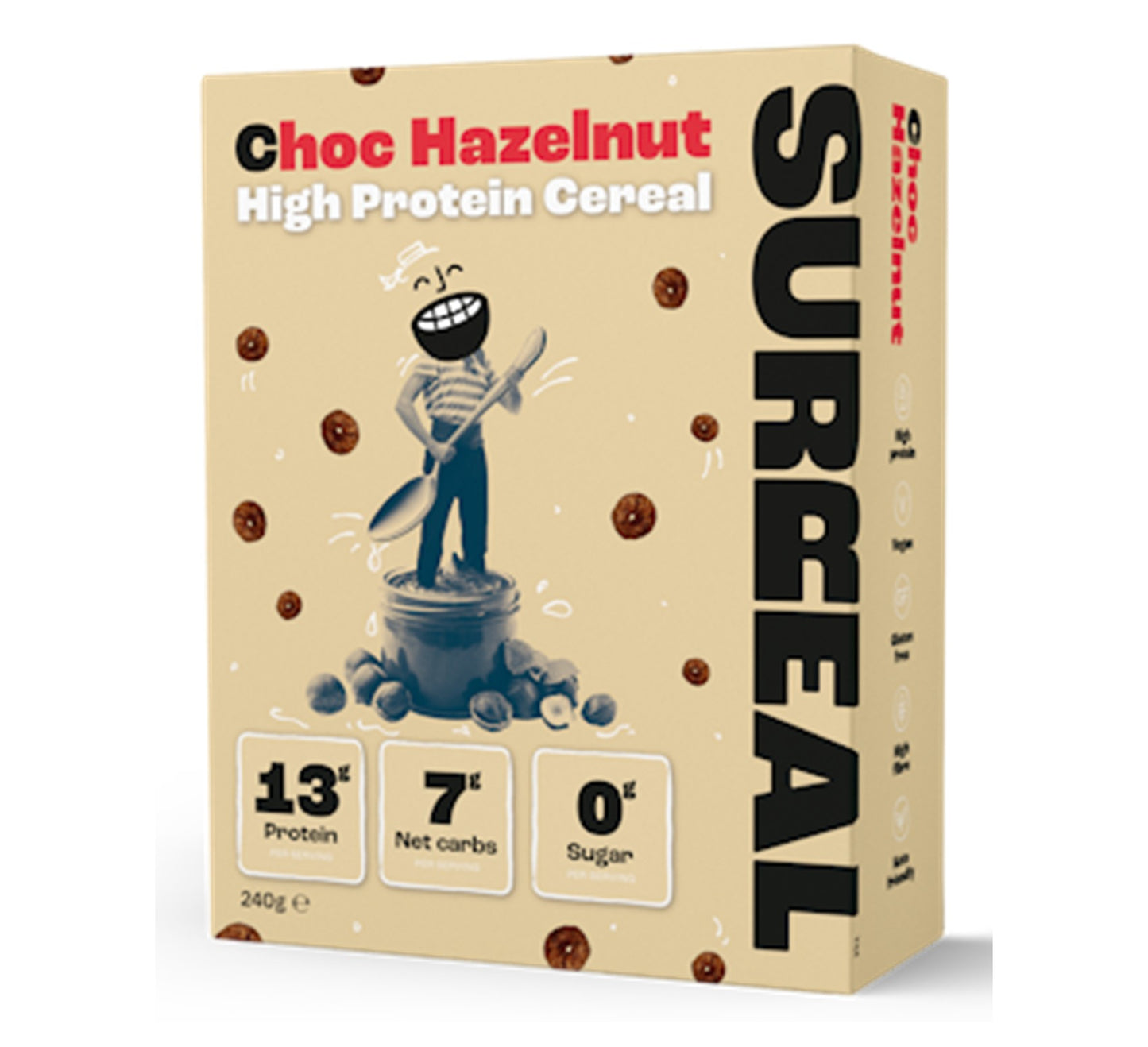 Surreal Choc Hazelnut High Protein Cereal 240g