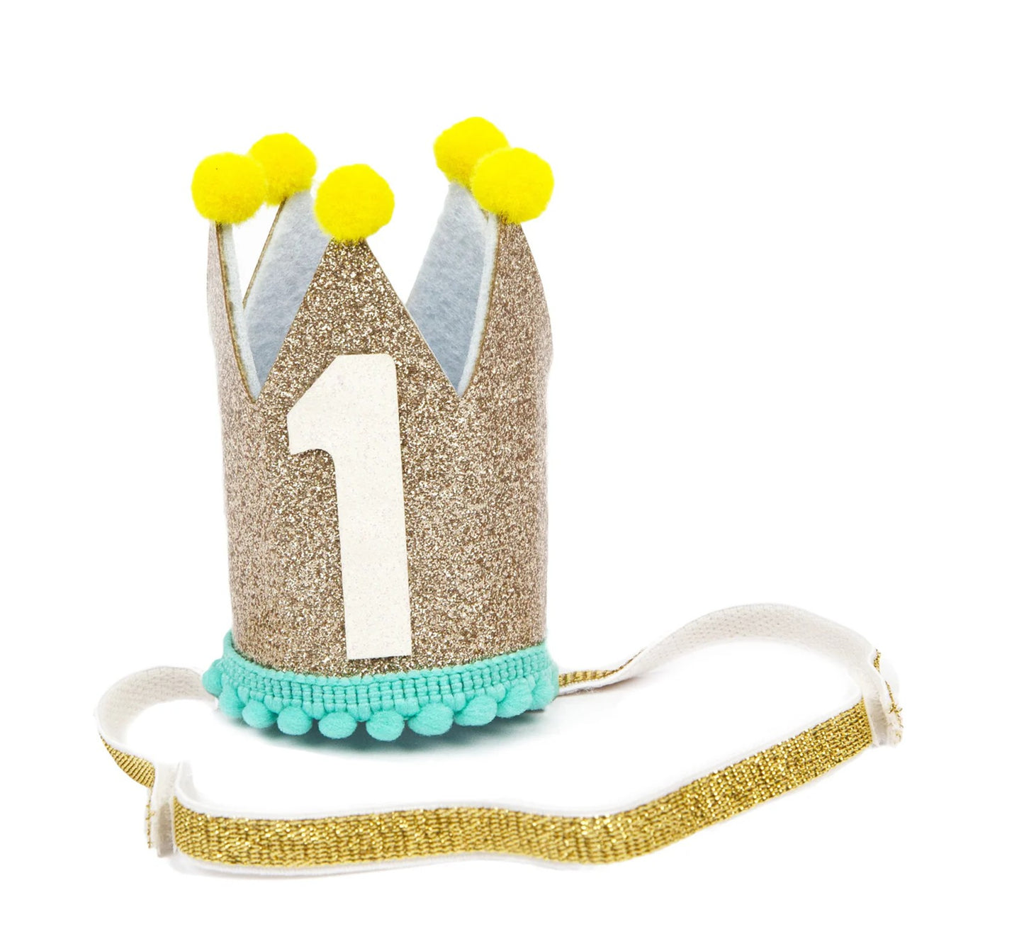 Talking Tables 1st Birthday Gold Crown