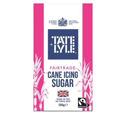 Tate & Lyle Fairtrade Cane Icing Sugar 500g