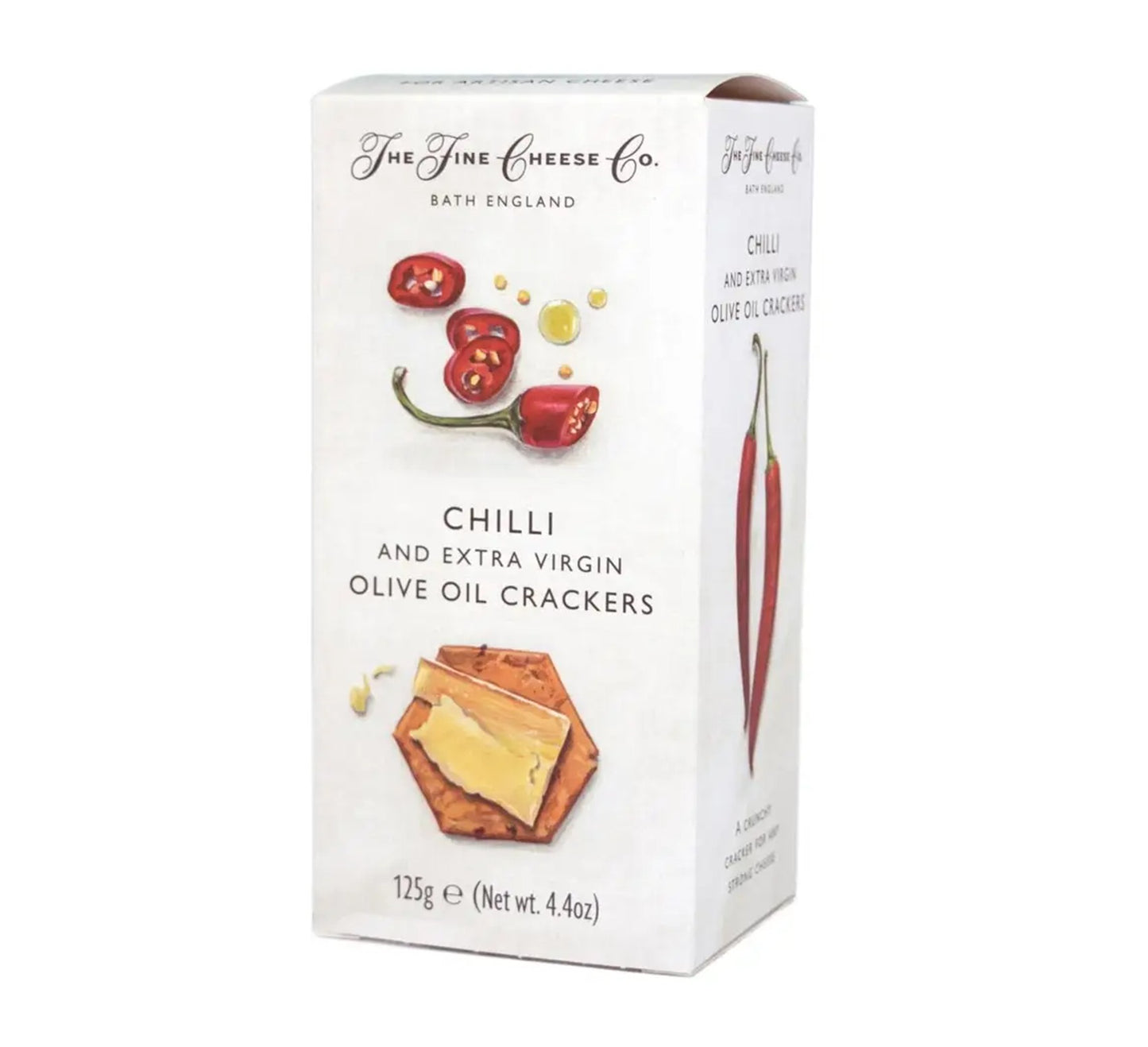 The Fine Cheese Co. Chilli and Extra Virgin Olive Oil Crackers 125g