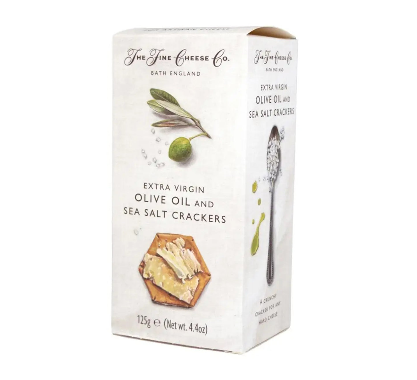 The Fine Cheese Co. Extra Virgin Olive Oil and Sea Salt Crackers 125g