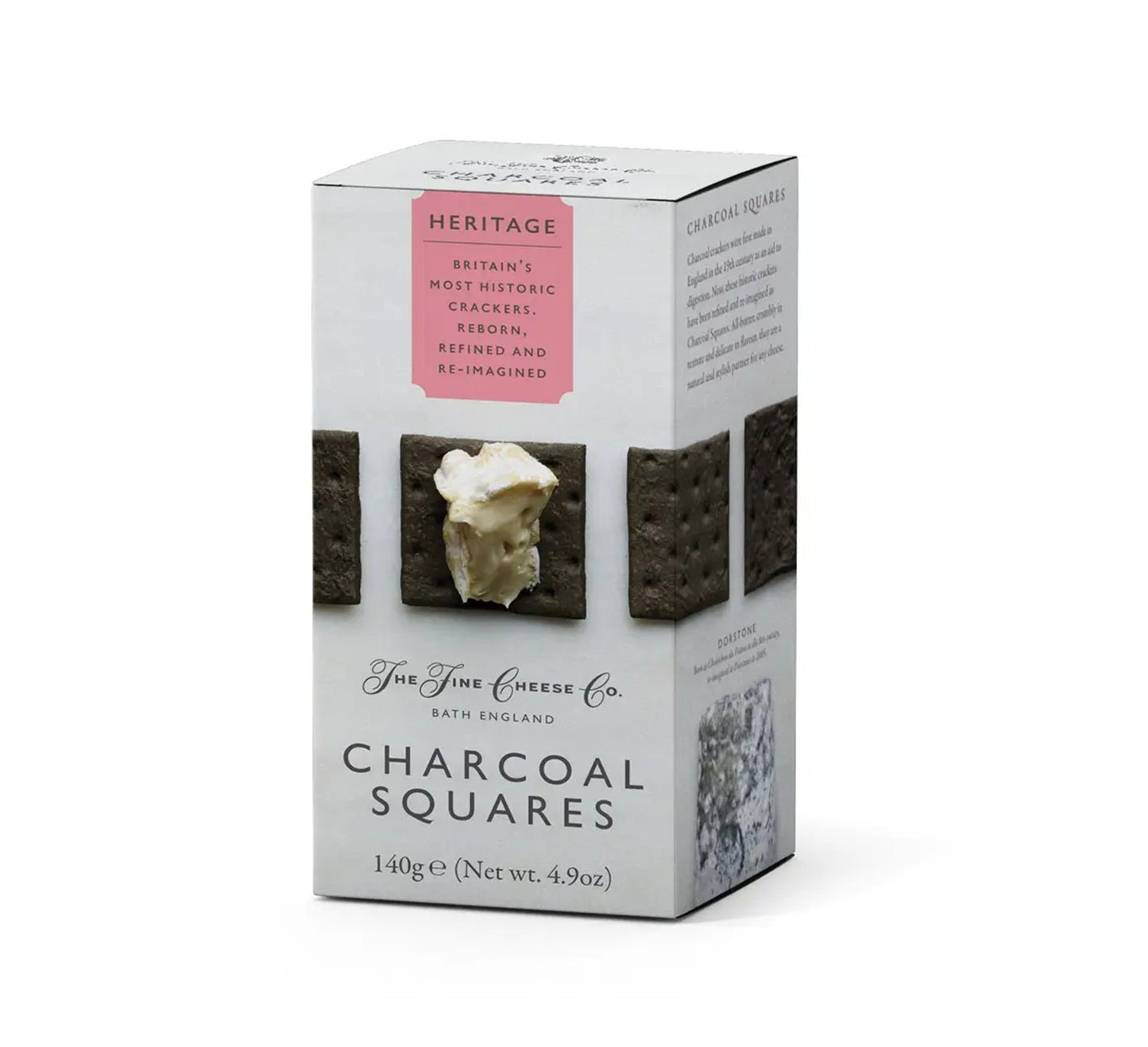 The Fine Cheese Co. The Heritage Range Charcoal Squares 140g