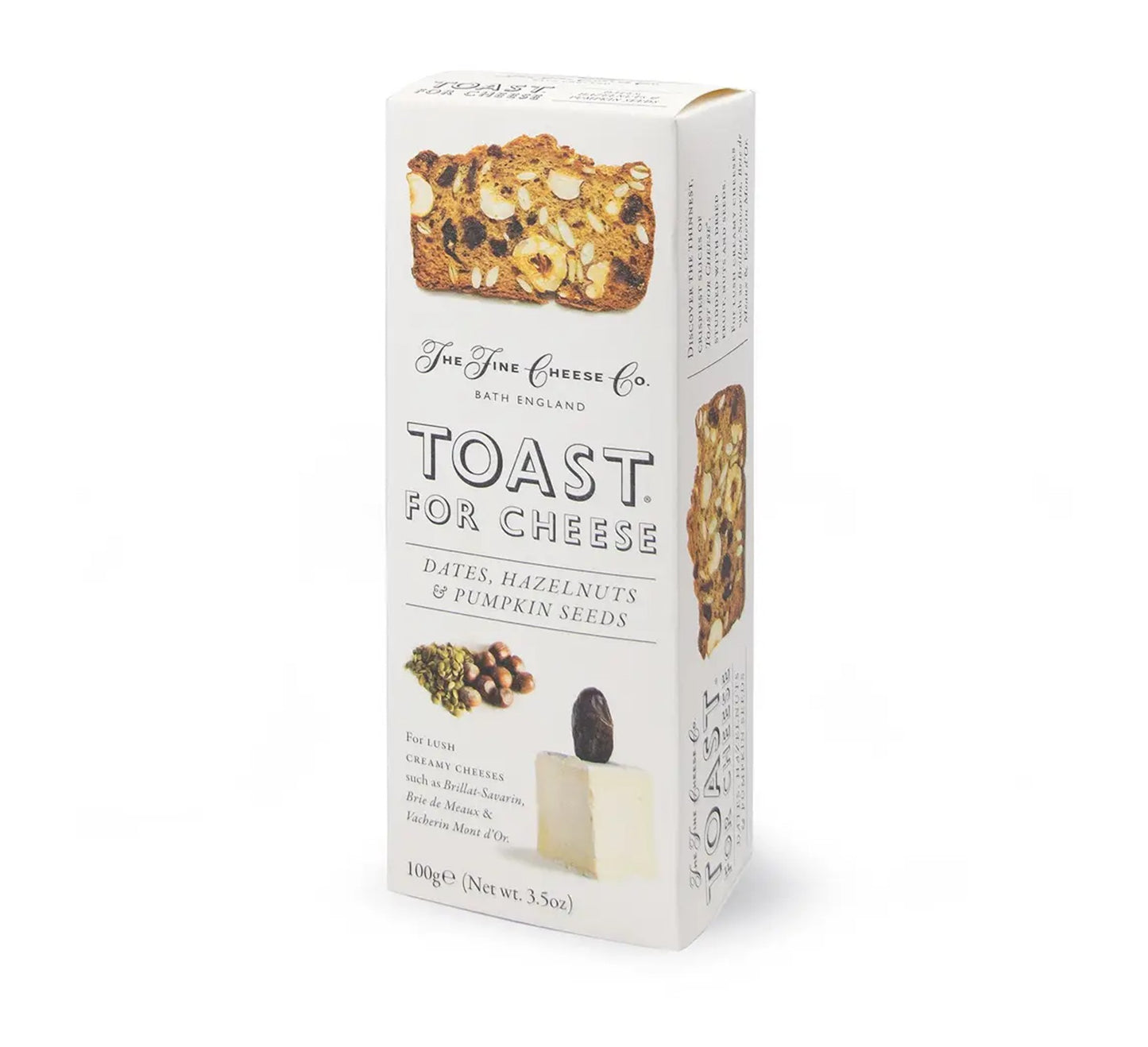 The Fine Cheese Co. Toast for Cheese Dates, Hazelnuts and Pumpkin Seeds 100g
