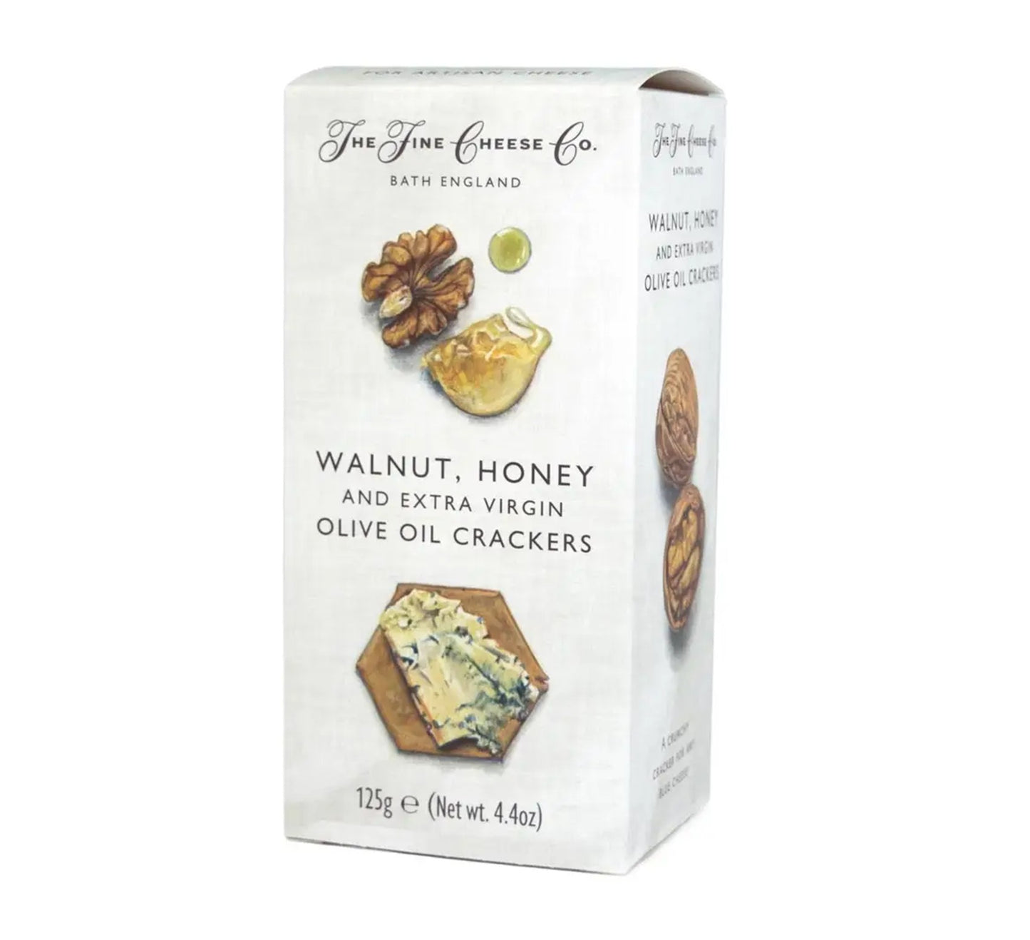 The Fine Cheese Co. Walnut, Honey and Extra Virgin Olive Oil Crackers 125g