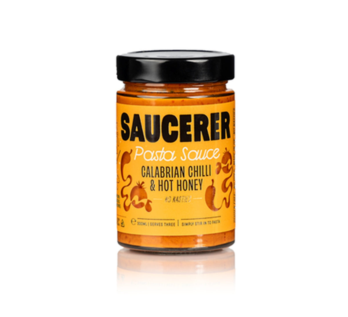 The Saucer Calabrian Chilli & Hot Honey Pasta Sauce 300g
