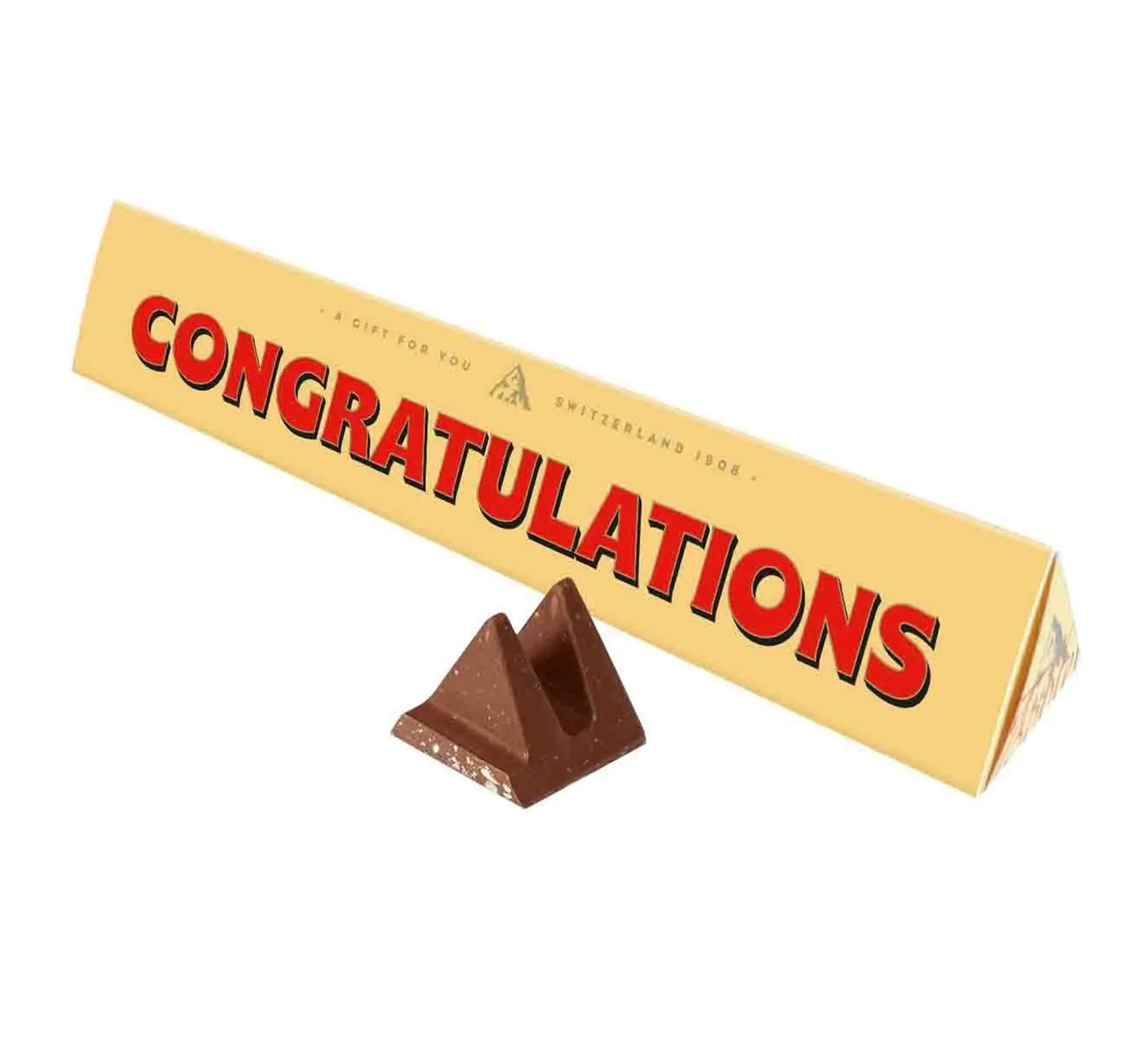 Toblerone Congratulations Chocolate Bar 100g