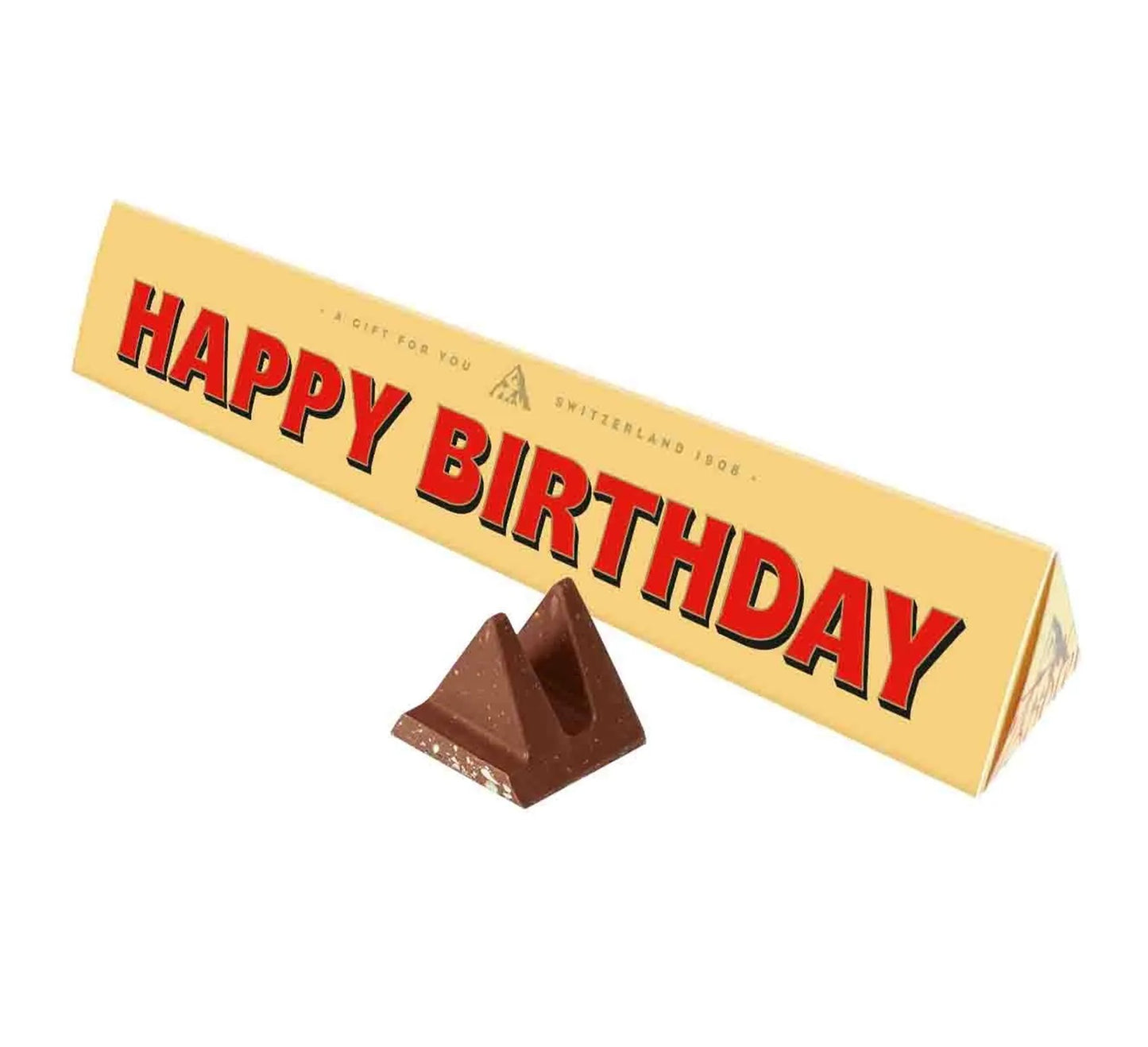 Toblerone Happy Birthday Chocolate Bar 100g