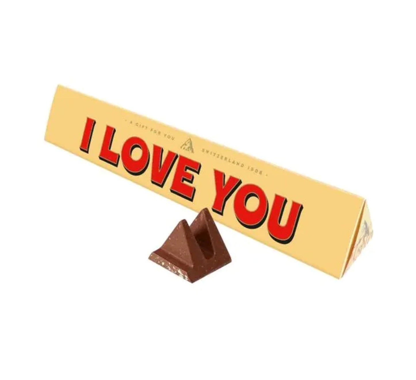 Toblerone I Love You Chocolate Bar 100g