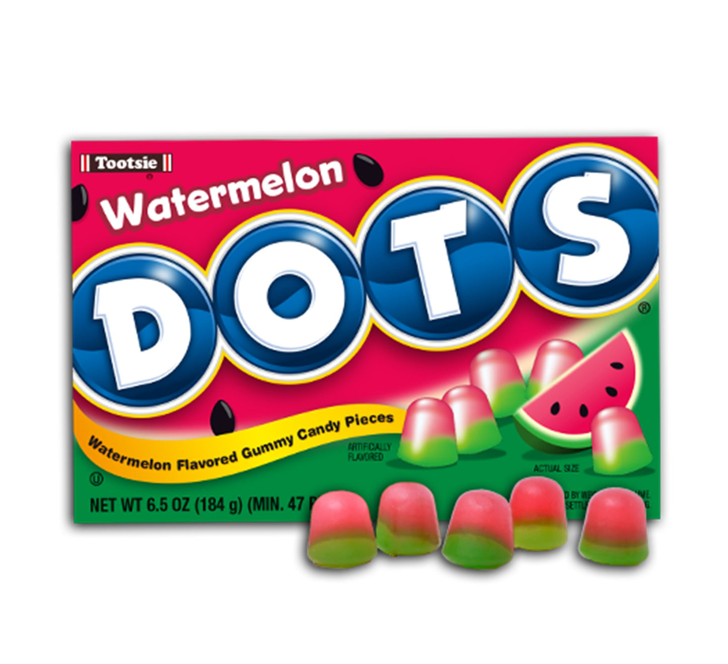 Tootsie Dots Gumdrops Watermelon 184g