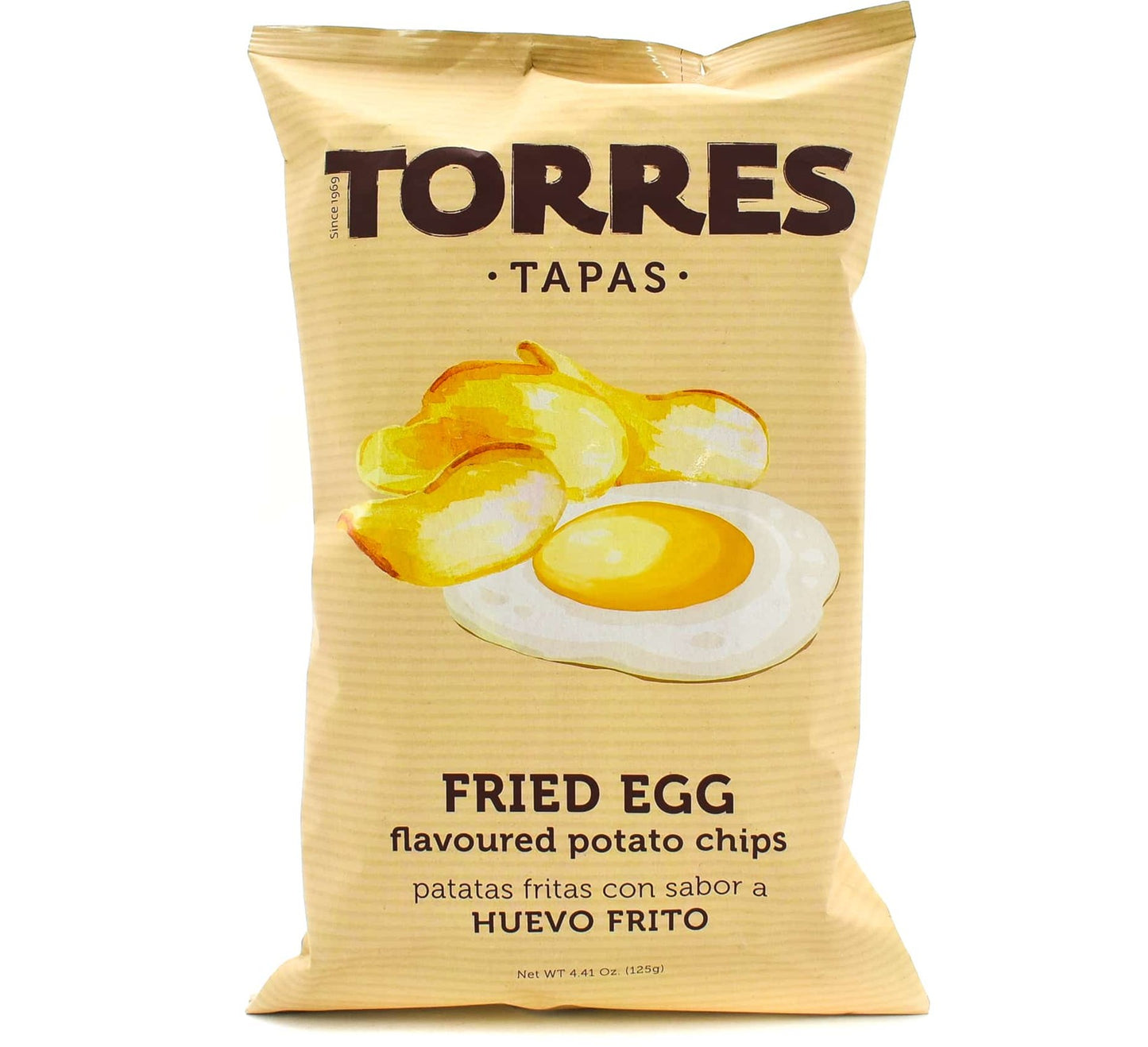 Torres Fried Egg Crisps 125g