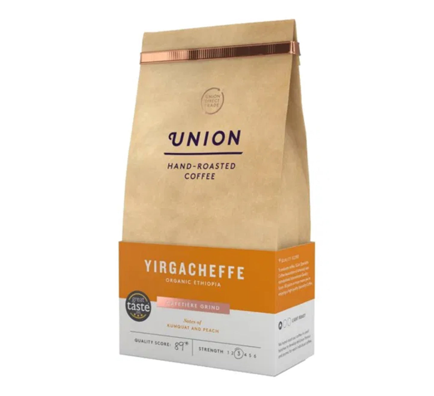 Union Coffee Ground Yirgacheffe Organic 'Ethiopia' 200g