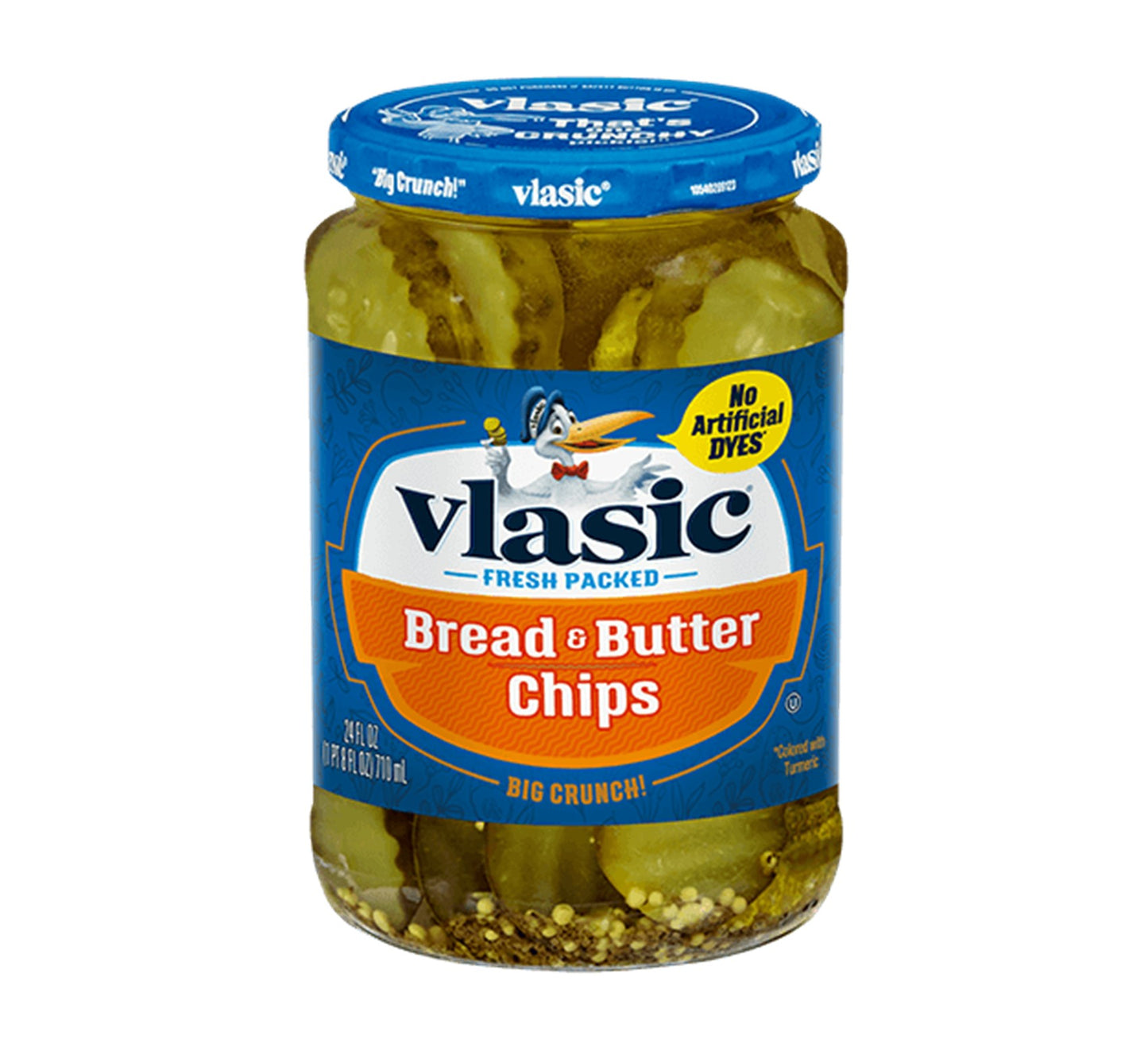 Vlasic Bread & Butter Chips Pickles 710ml