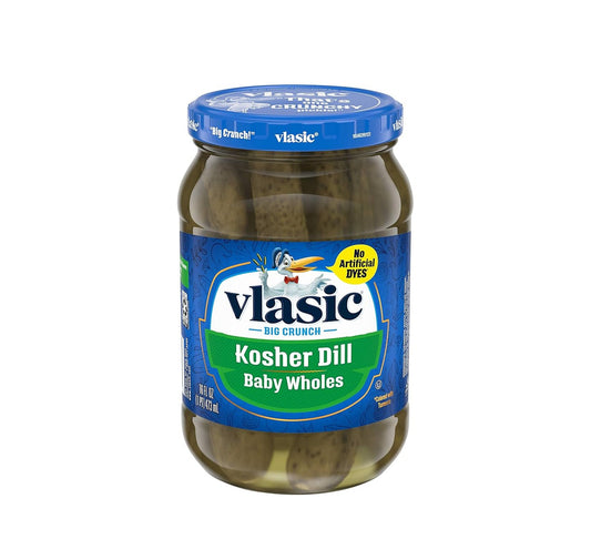 Vlasic Kosher Dill Baby Wholes Pickles 473ml