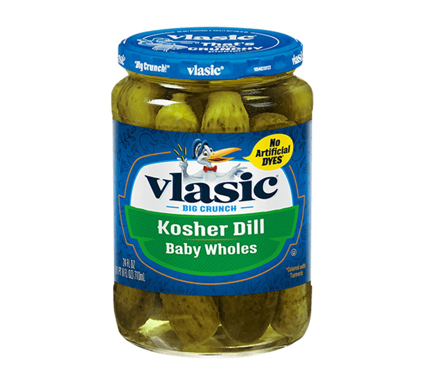 Vlasic Kosher Dill Baby Wholes Pickles 710ml