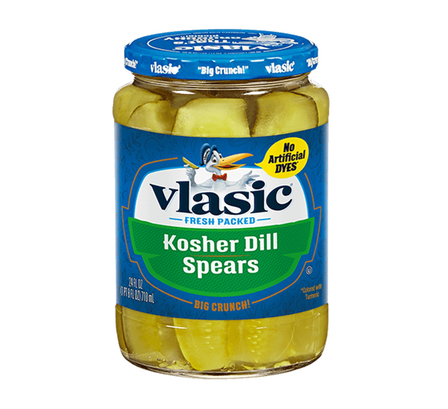 Vlasic Kosher Dill Spears Pickles 710ml