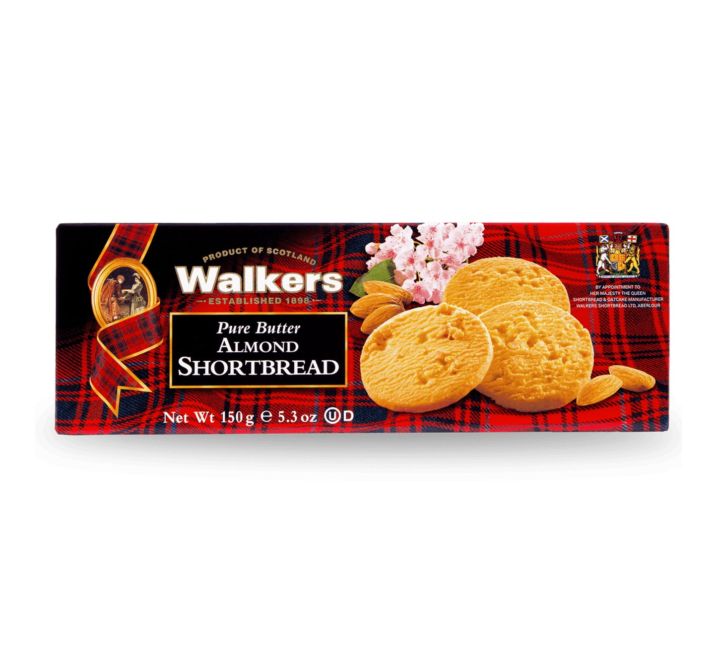 Walker's Almond Shortbread 150g