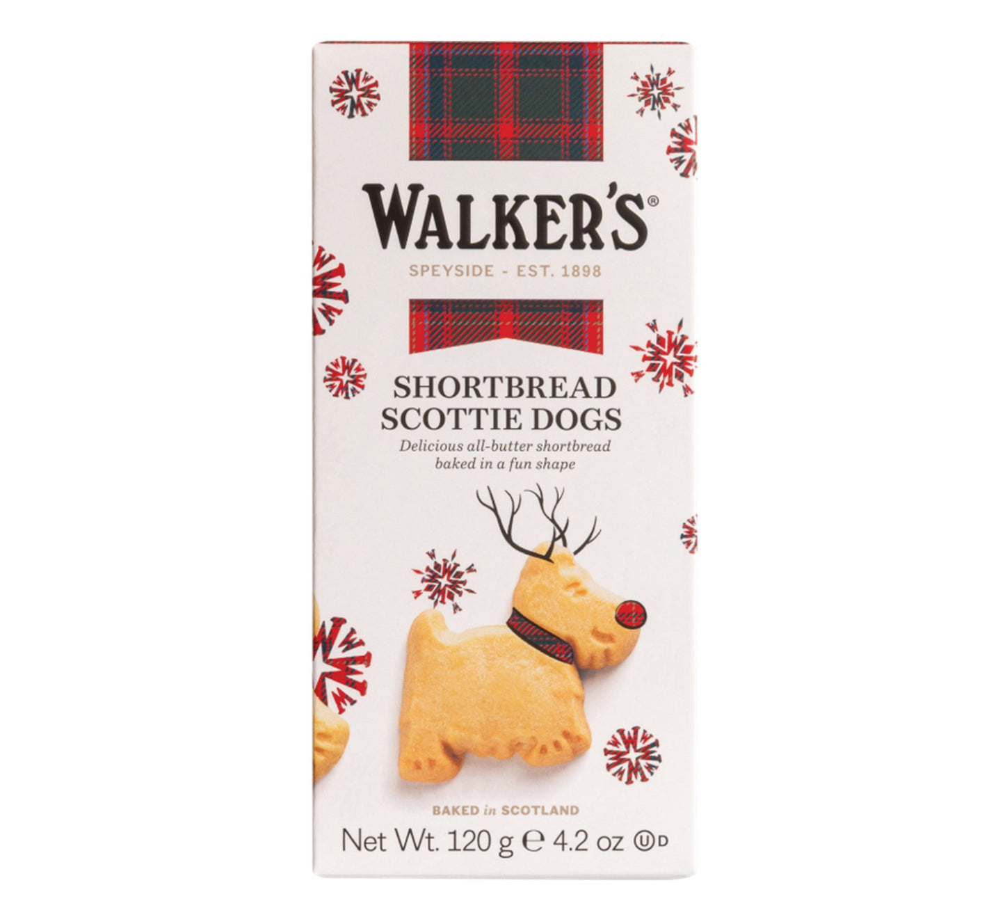 Walker's Festive Shortbread Scottie Dogs 120g