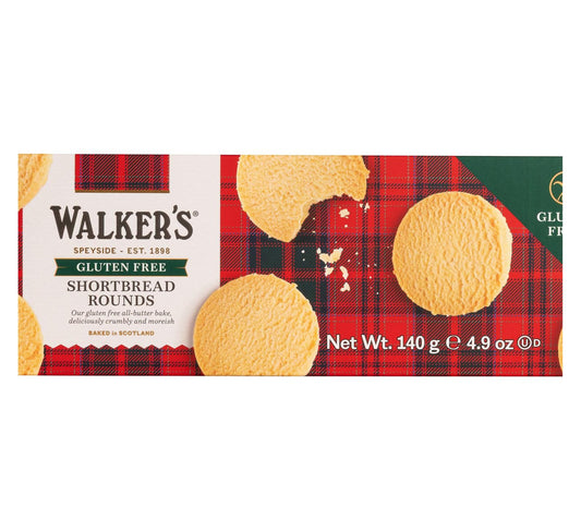 Walker's Gluten Free Shortbread Rounds 140g