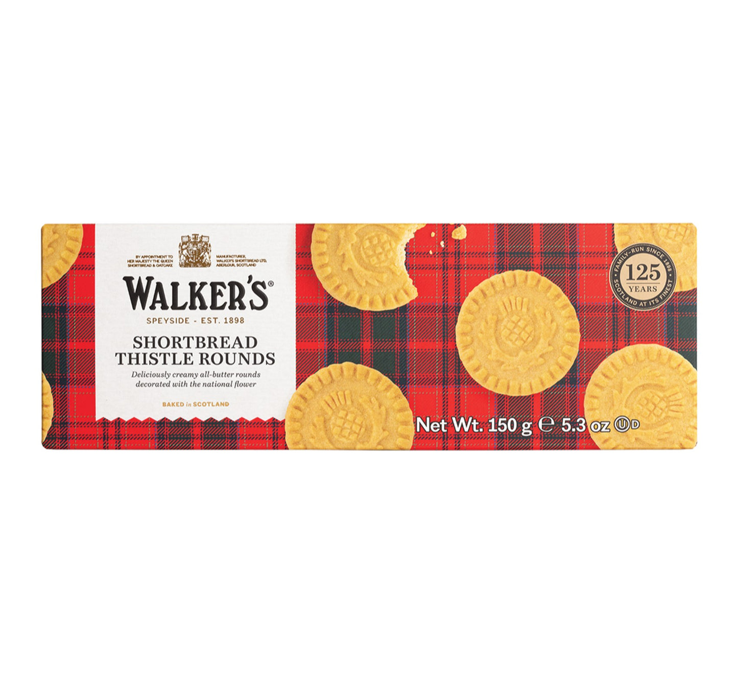 Walker's Shortbread Thistle Rounds 150g