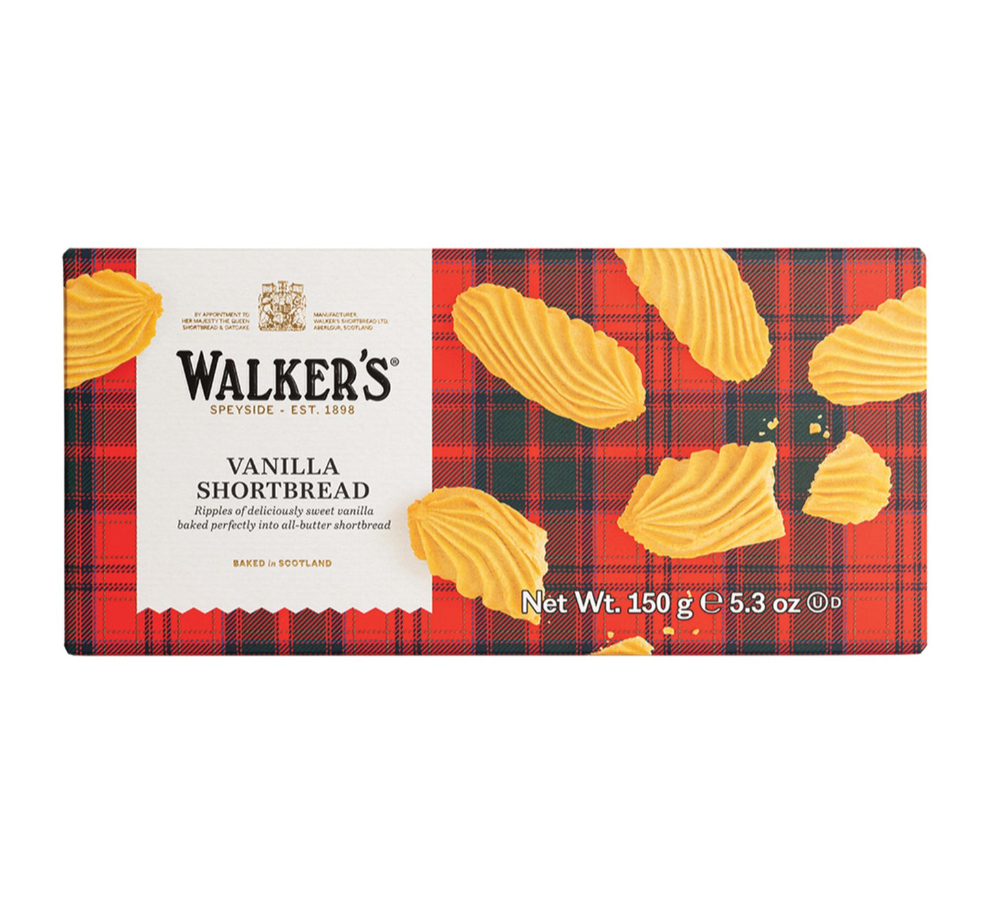 Walker's Vanilla Shortbread 150g