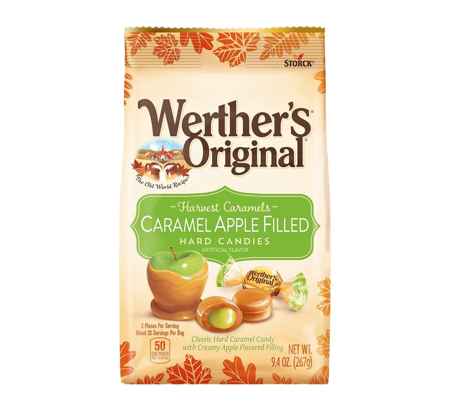 Werther's Original Caramel Apple Filled Hard Candy 267g