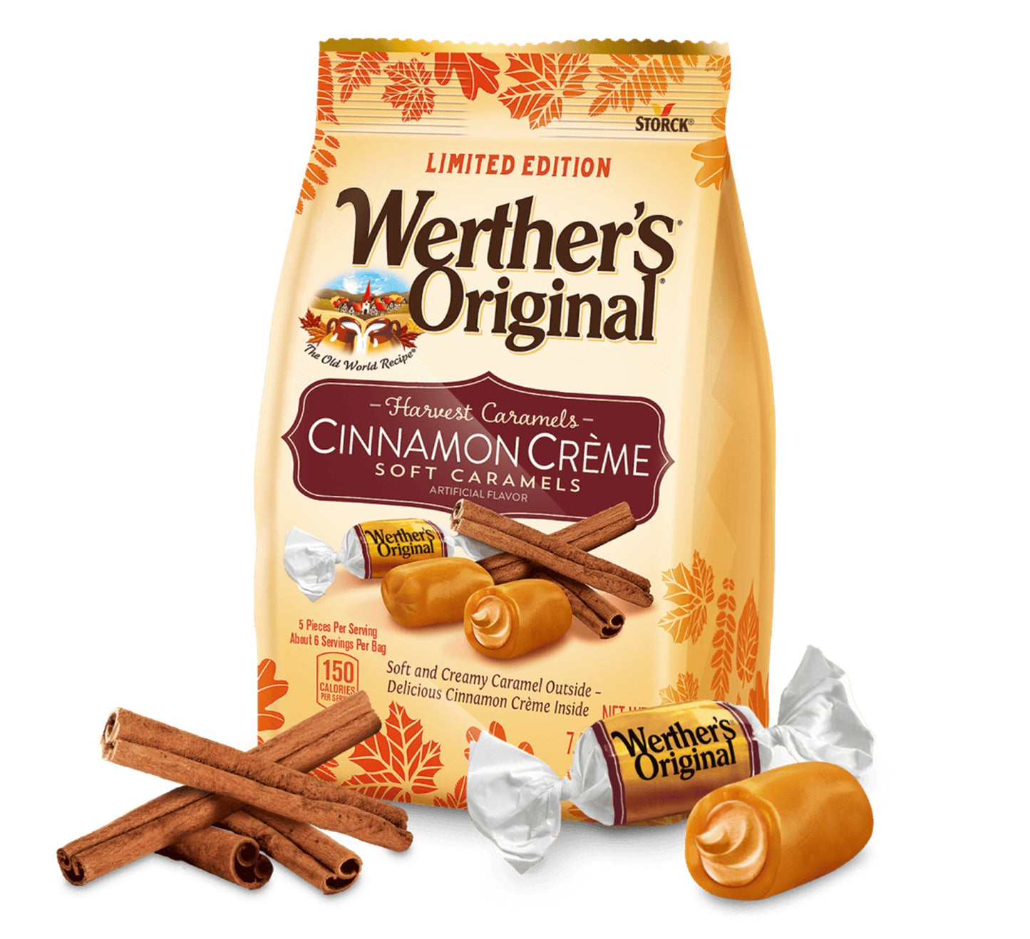 Werther's Original Holiday Caramels  Cinnamon Crème 267g