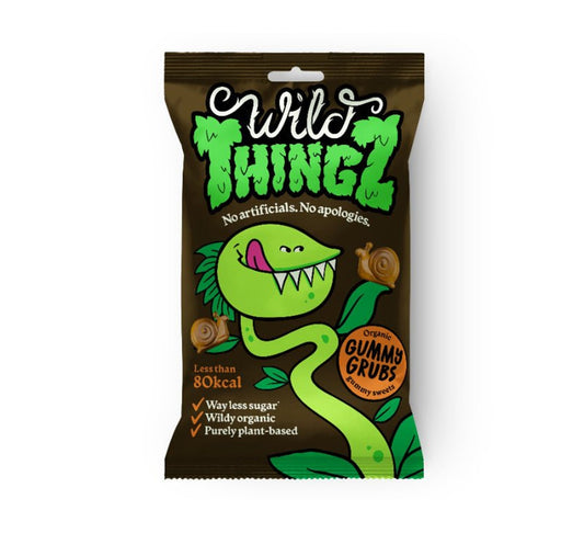 Wild Thingz Organic Sweets Gummy Grubs 130g