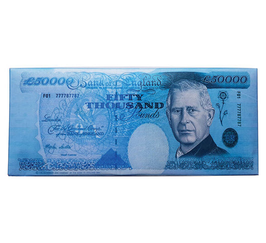 Fifty Thousand Pounds Chocolate Bank Note 60g