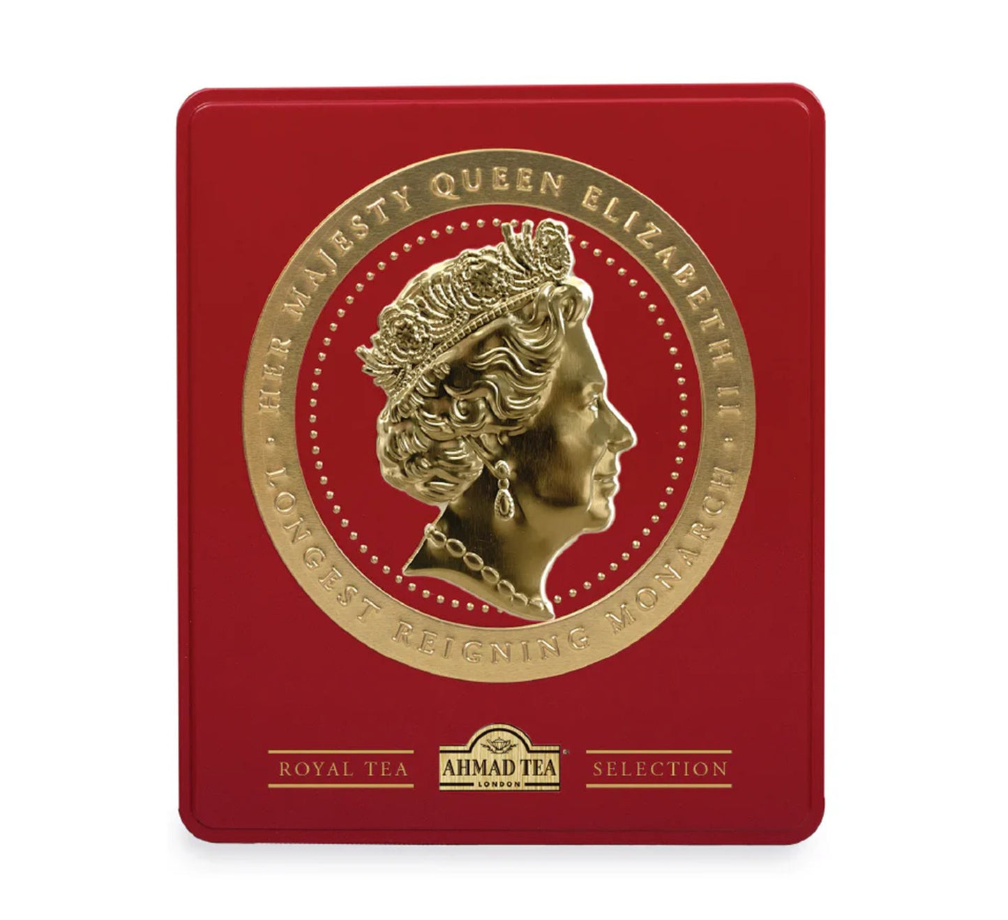 Ahmad Tea Royal Tea Selection Cameo Red Caddy - 32 Teabags