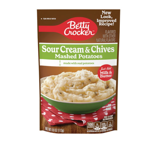 Betty Crocker Sour Cream & Chive Mashed Potatoes 113g