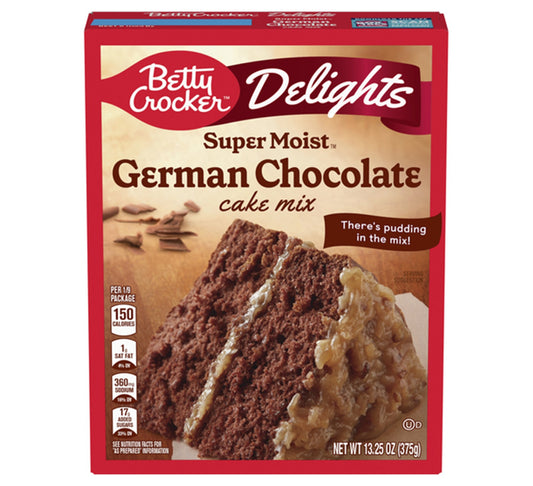 Betty Crocker Super Moist German Chocolate Cake Mix 375g