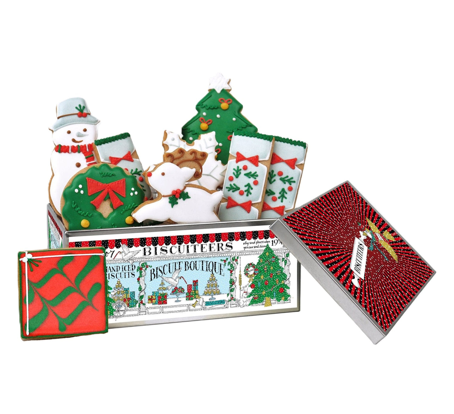 Biscuiteers Merry & Bright Biscuit Tin